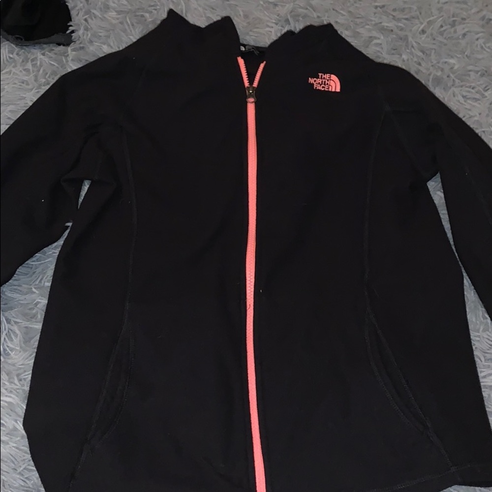 Fuzzy North face Jacket